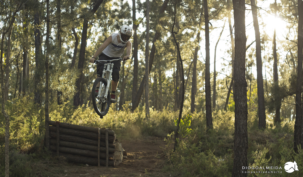 Trying out the new jump.