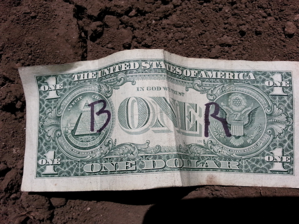 My friend saw this written on his dollar looool