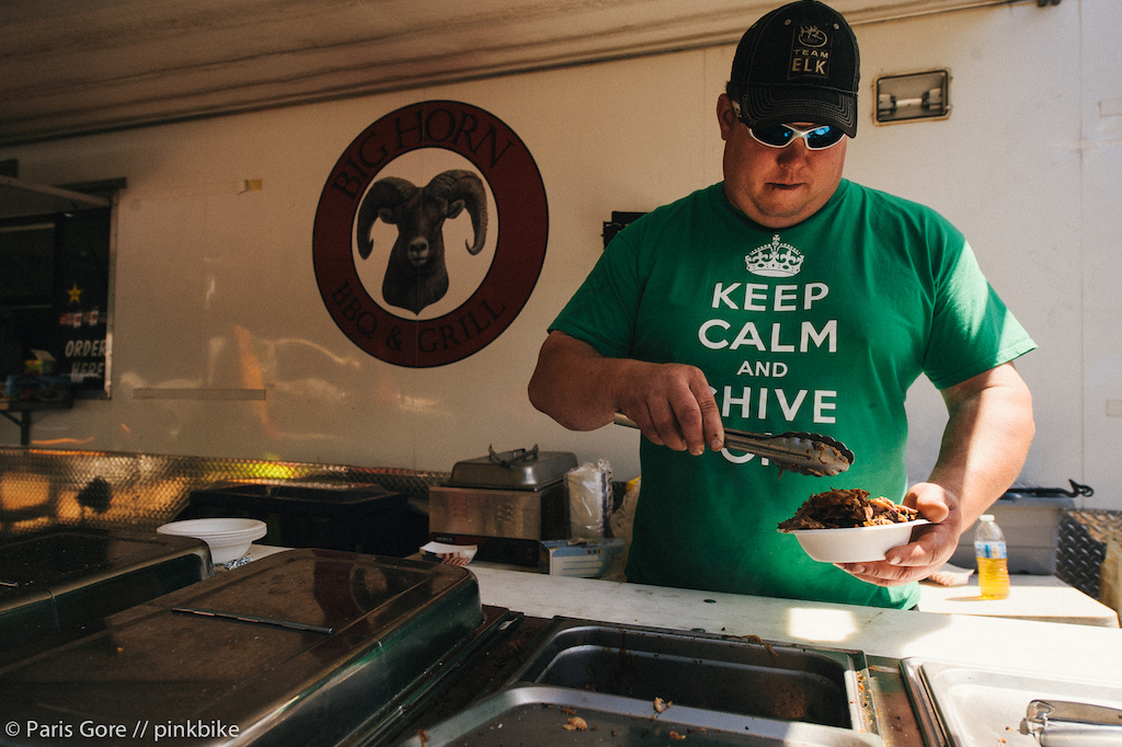 Big Horn BBQ to the rescue of many this weekend with delicious meat.