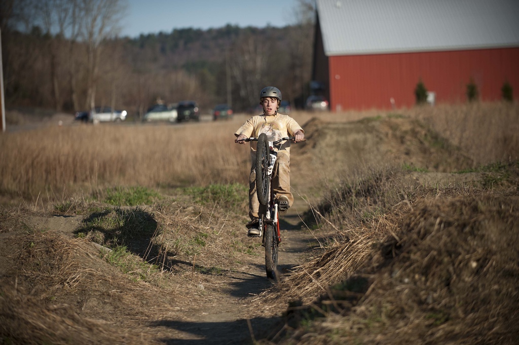wheeling down the return line