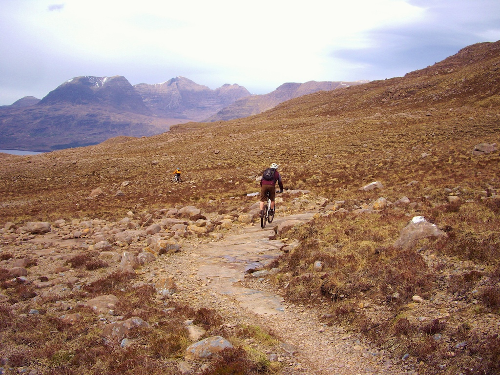 The descent to Annat and Loch Torridon.