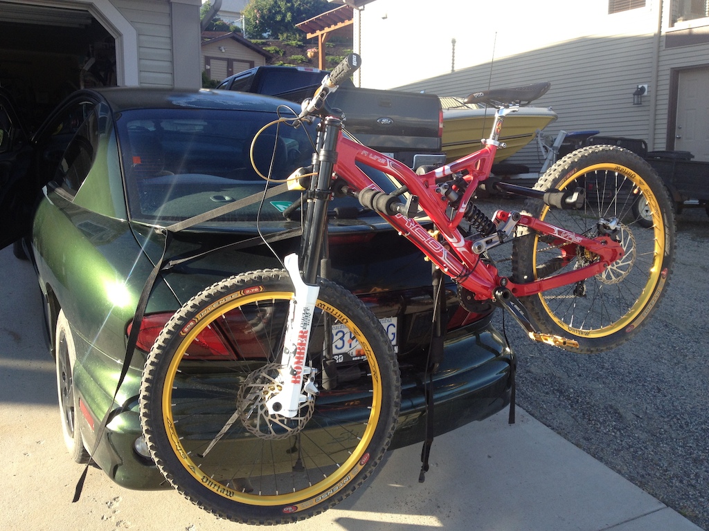Bike rack with my new bike
