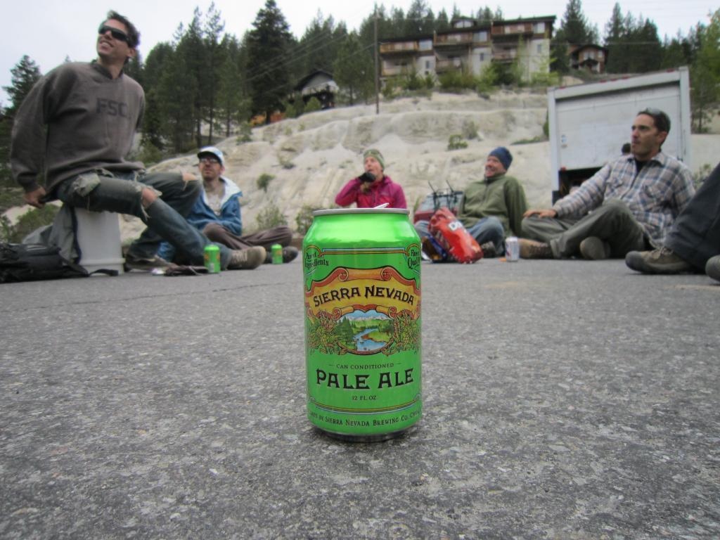 A tasty reward and all smiles after a long day of hard labor. Photo by Robert Christensen.