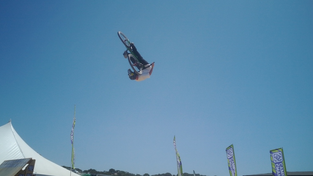 practicing front flips onto air bag at sea otter classic 2013
@liamjgleason