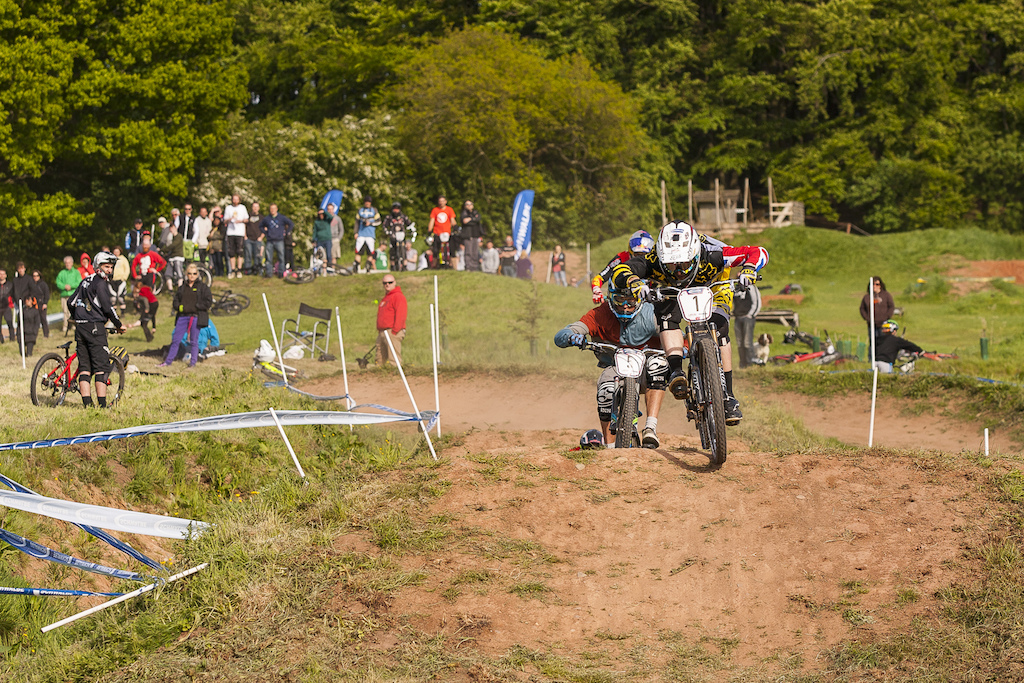 during round 3 of The Schwalbe British 4X Series at Hales Superbowl, Chester, Manchester, United Kingdom. 1June,2013 Photo: Charles Robertson