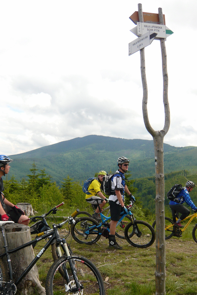 02.06.2013. About 15 riders heading Rysianka  for some Enduro thrill later on.