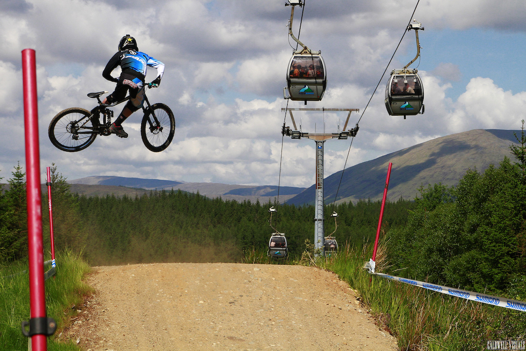 Danny Hart qualifies first here at Fort William, with style, too. www.facebook.com/caldwellvisuals