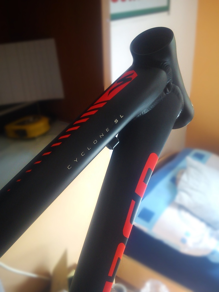new paintjob on mates old frame
