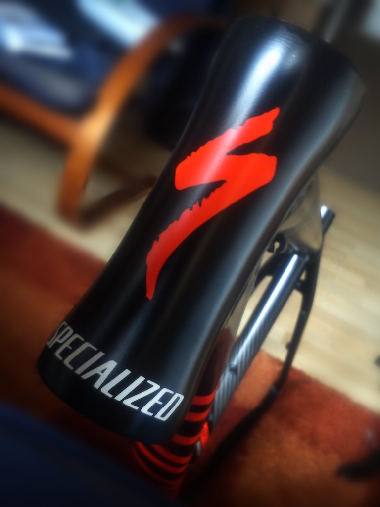 new paintjob on mates old frame