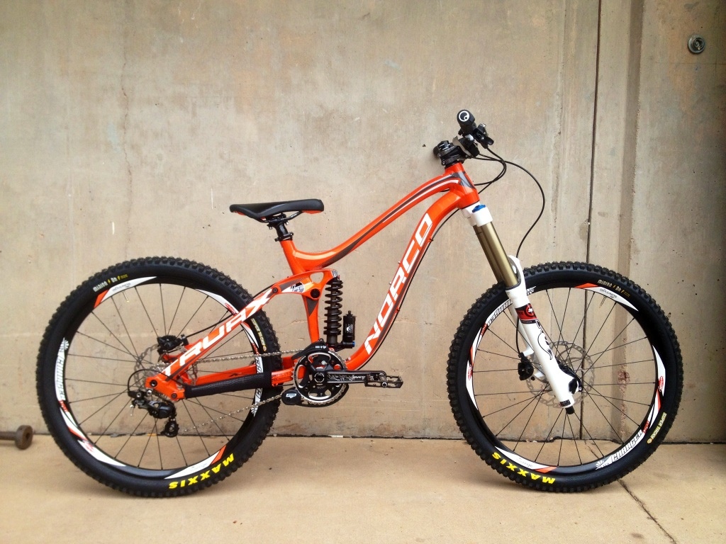 Norco 2013 Truax 1 set up to race dh this fall