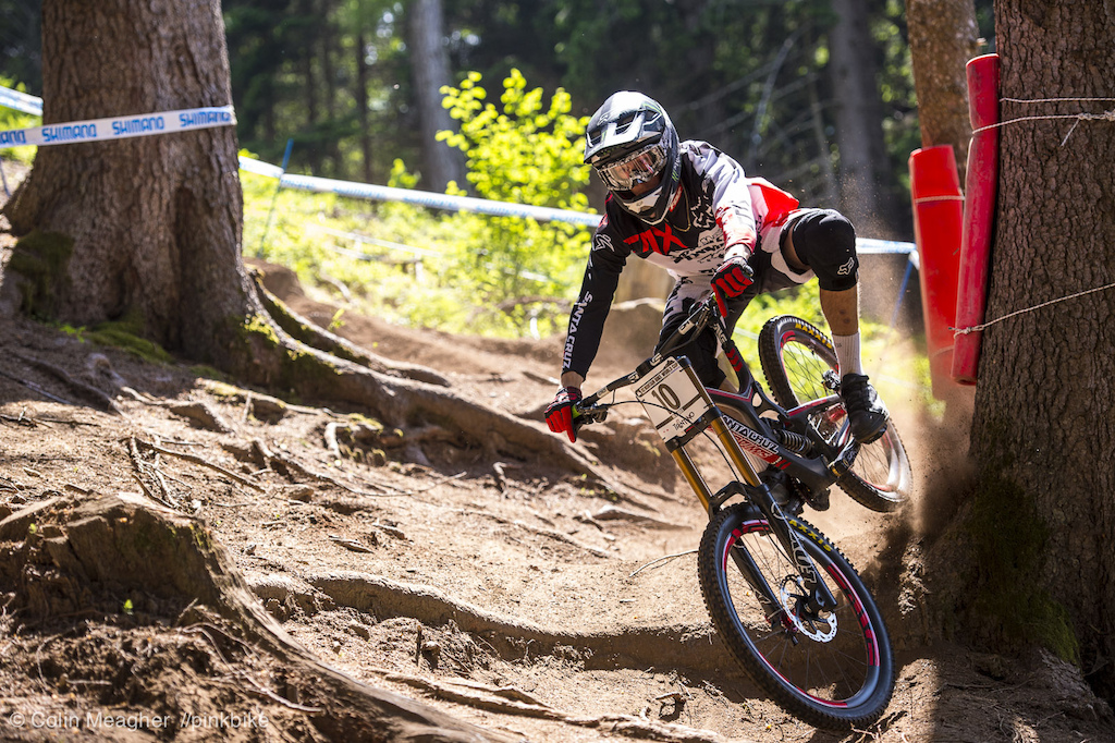 Eject eject eject Josh Bryceland about to go kiss the dirt mid run.