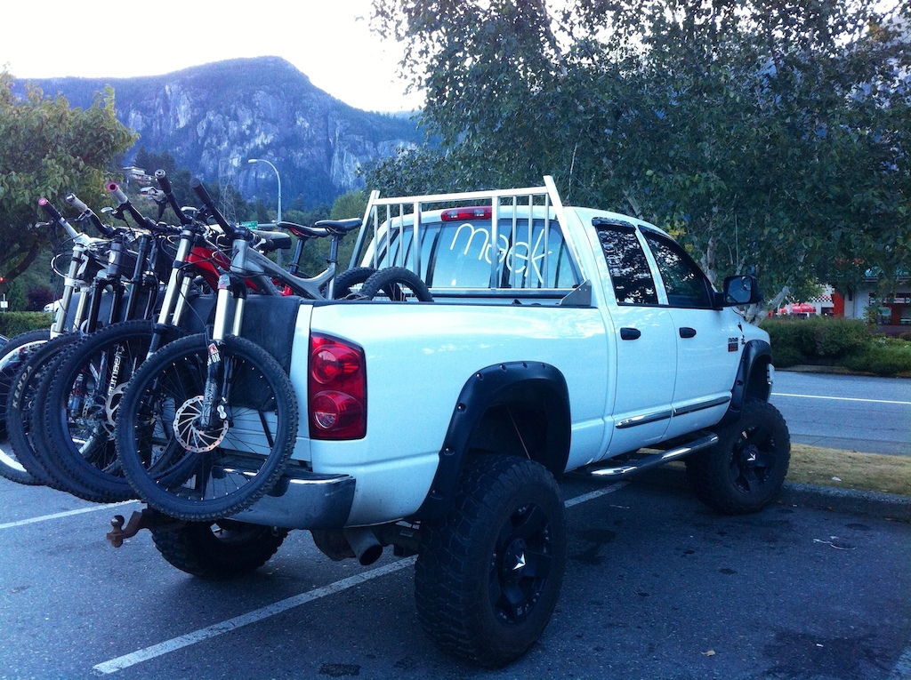 Loaded up the cummins and headed up to whistler!