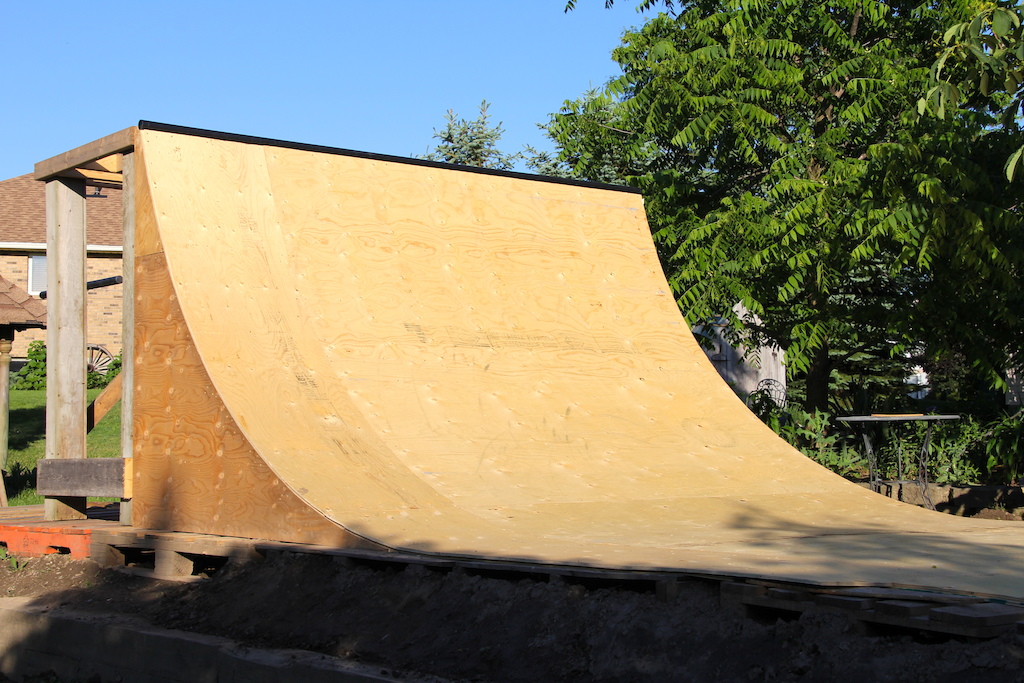 The halfpipe is ready to ride