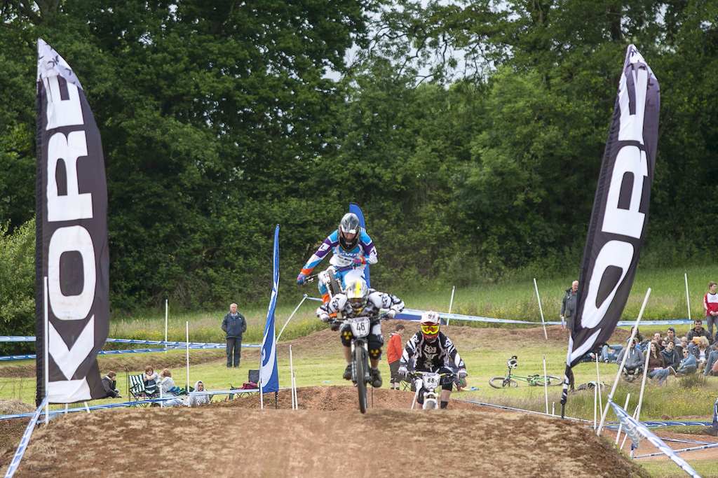 during round 4 of The Schwalbe British 4X Series at Redhill, Gloucester, Gloucestershire, United Kingdom. 23June,2013 Photo: Charles Robertson