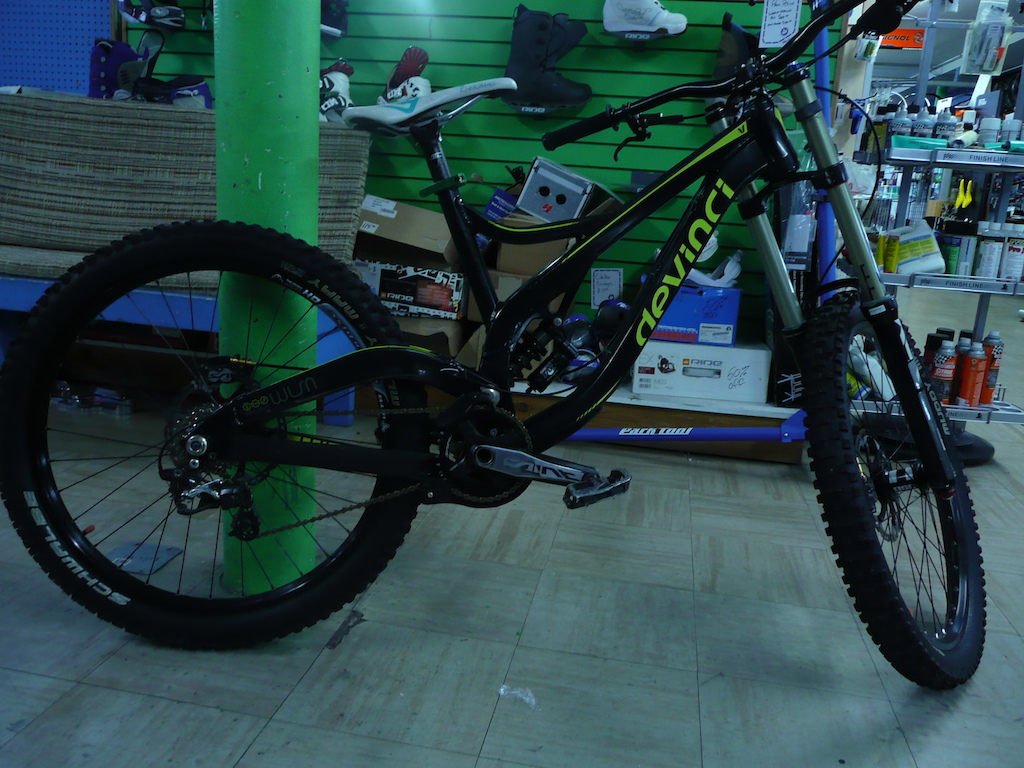 top of the line downhill racebike