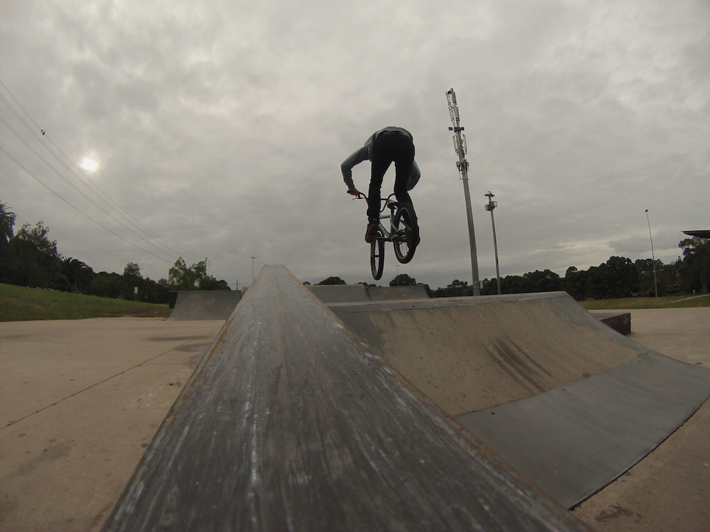 boosting over the box.