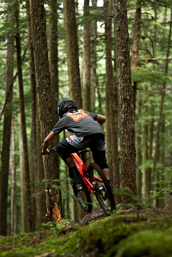 This trail had no shortage of flat out speed.