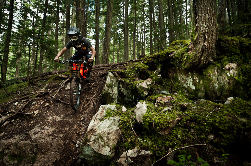 Coming down over the rock roll.