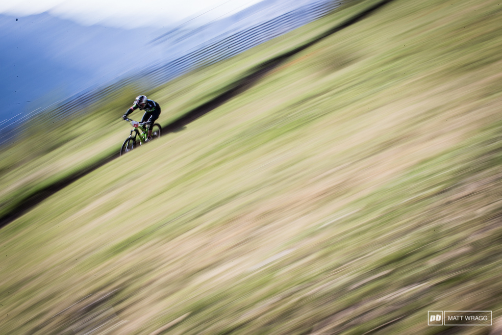 Ben Cruz looked to be flying on his practice run on stage one.