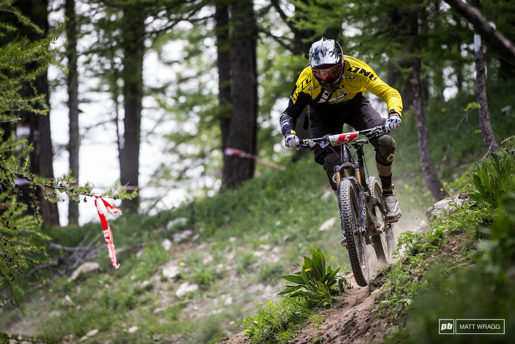 Dan Atherton looked like he was charging hard today but on the day s running found himself outside the top ten in thirteenth and well back in the overall after his crash yesterday.