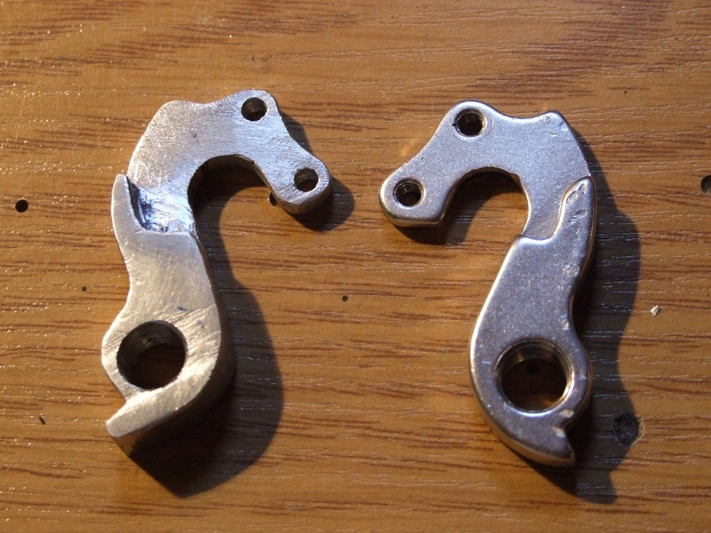 replaceable derailleur hanger - home made