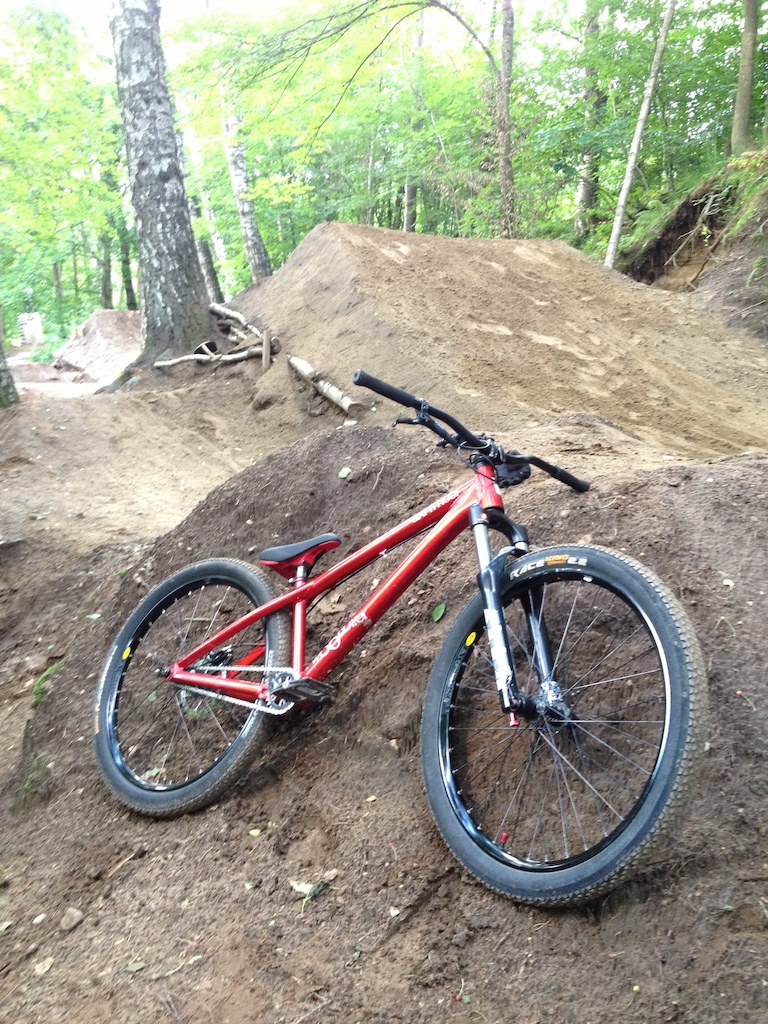 my bike, dartmoor 26 player, rockshox rc fork