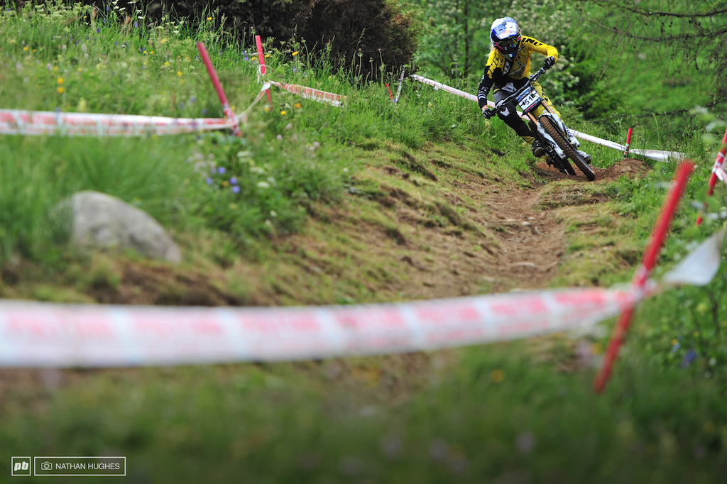 Rachel firing on all cyclinders, as you'd expect, during laps with the rest of the Atherton Racing crew.