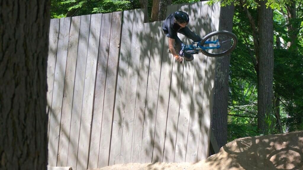 table out of the wallride at the highland dirtjumps