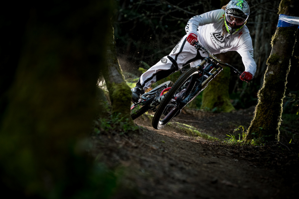 Brad testing. Photos courtesy of Specialized Cameron Baird