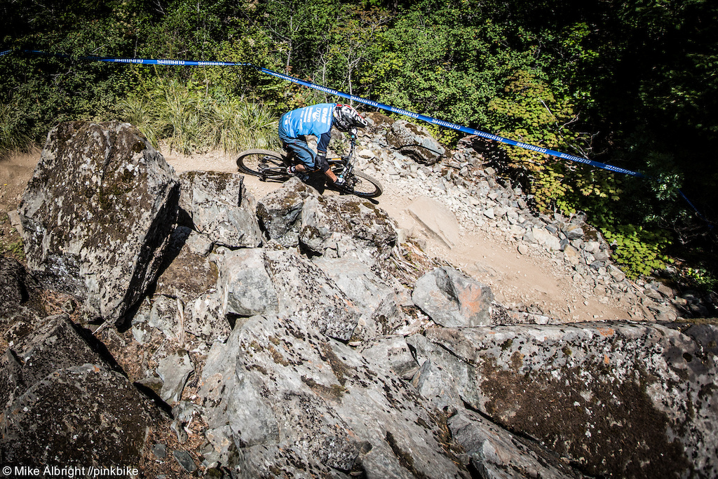 The trails that the group called 'Cold Creek Mountain Bikers' constructs and maintains are fun, rugged challenging and accessible.  Dylan Wolsky from Vancouver, BC.