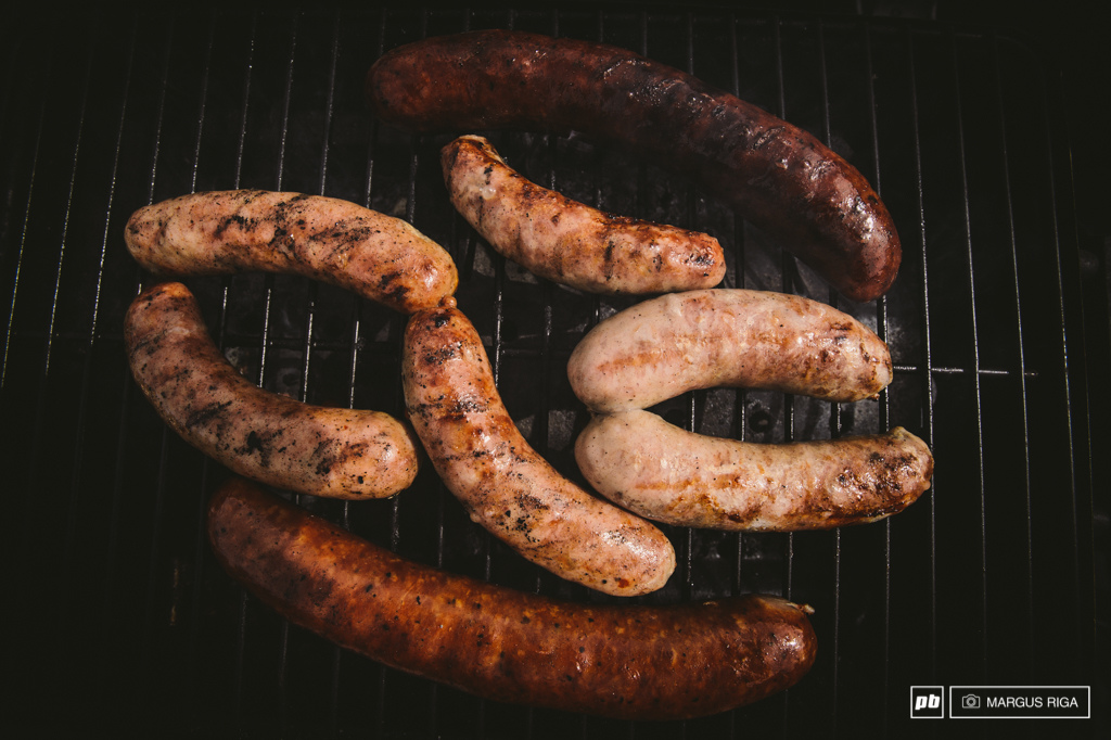 A bunch of sausages and no buns...story of our lives.
