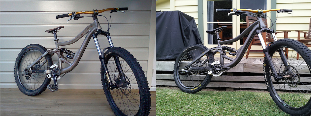 Specialized bighit- Before and after powder coat