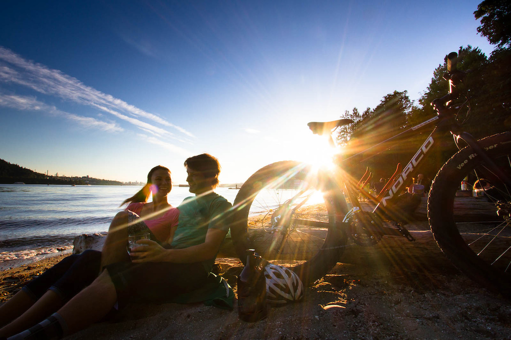 Relaxing with the Fat Bike