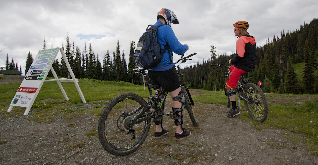 Kamloops This Week's Sports Writer Marty Hastings gets a few pointers before rolling into his first mountain bike ride...ever!