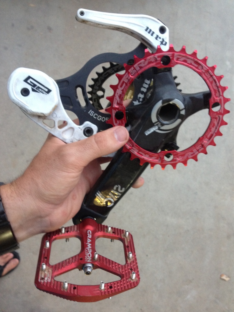 Red or black sprocket??   Bike has red accents ??????