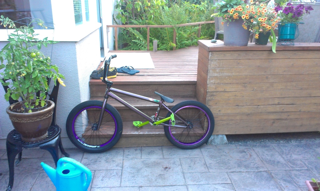 this is my vmx. got new cranks and wheels