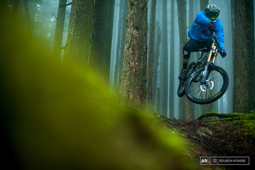 Stephen Matthews cutting through the fog