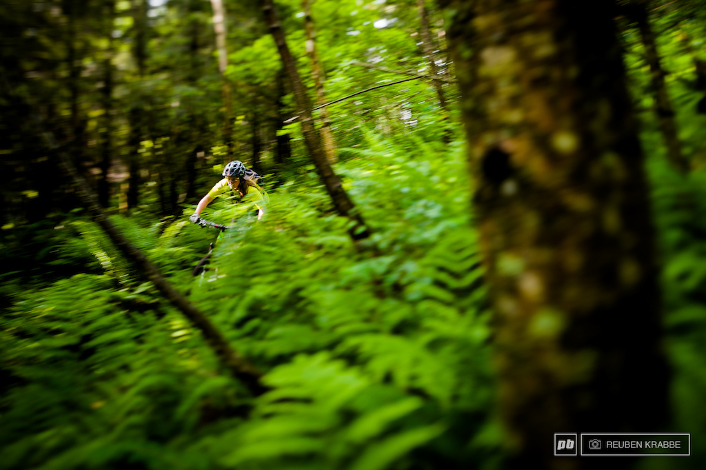 Sarah Leisham slithers down squidline smoothly in the sun