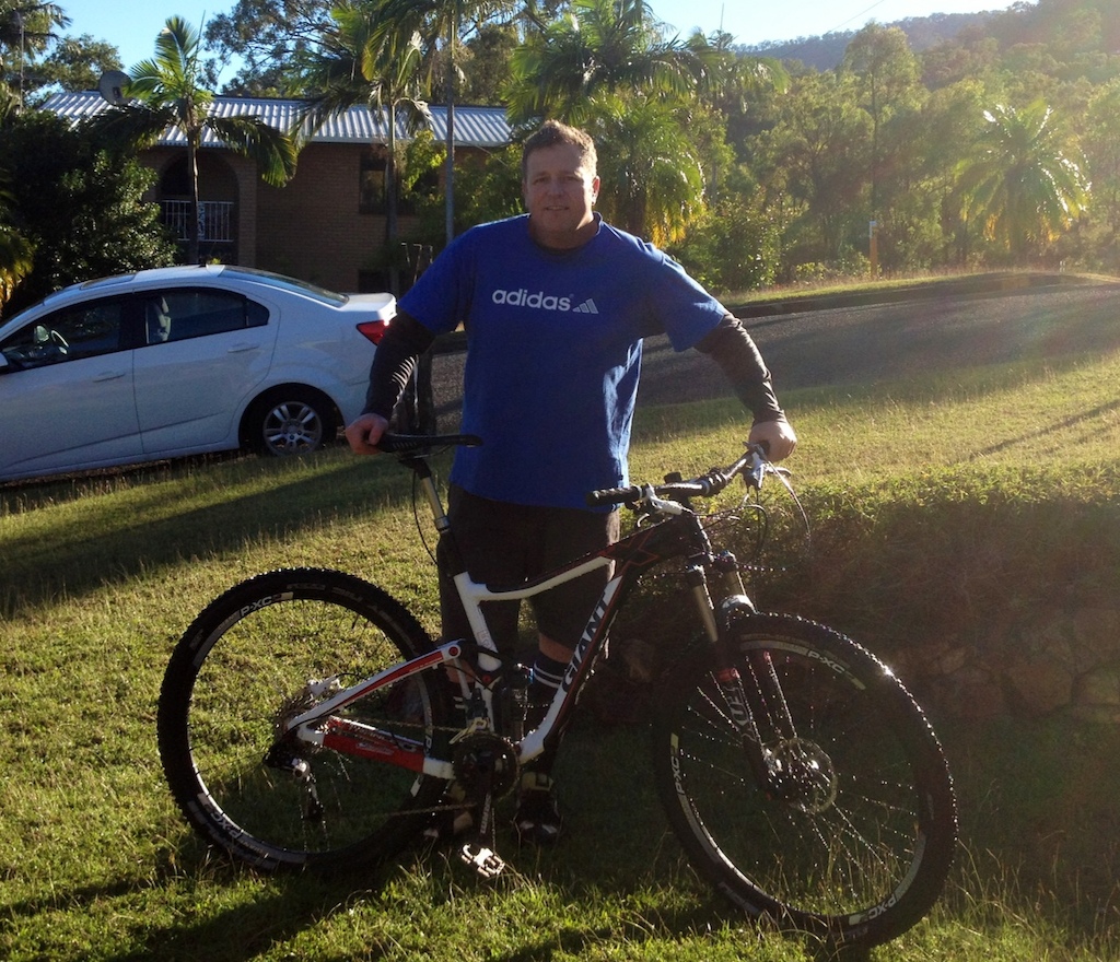 Home and hosed after a early morning winter ride...The new bike is killing it , cant believe how good this bike is....29er FTW