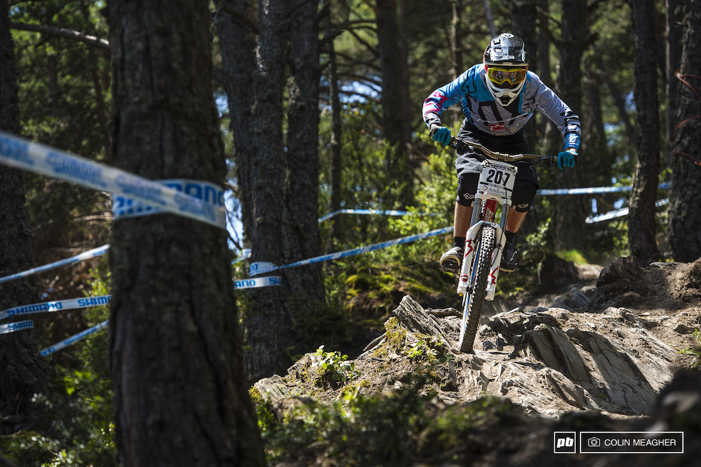 Top Junior in seeding today Michael Jones from Great Britain. Seems as if every World Cup this season has seen a different junior rise to form unlike last year s battle between Loic Bruni and Richie Rude.