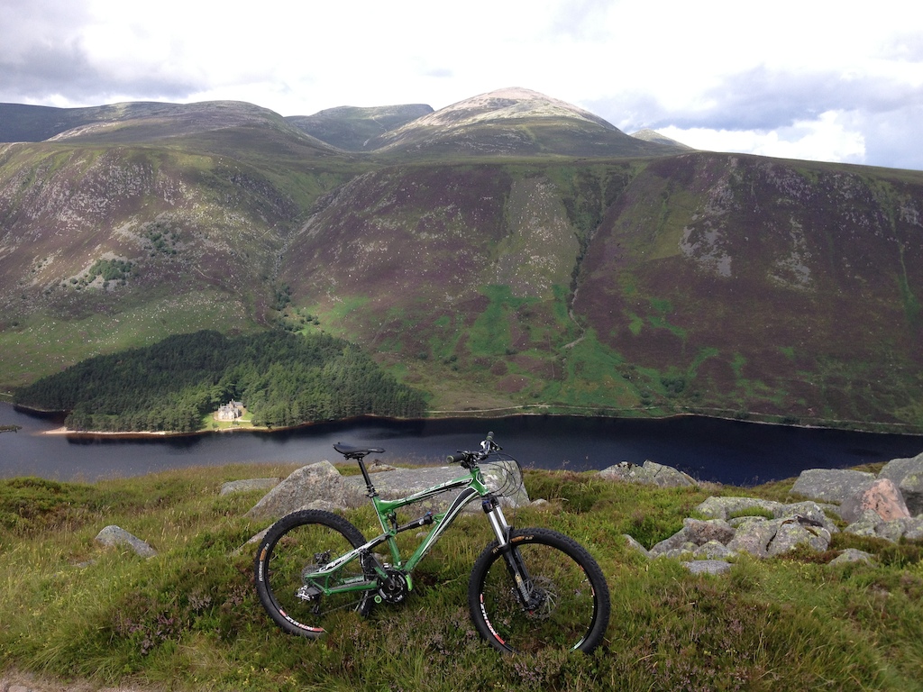 Loch Muick mountain biking
