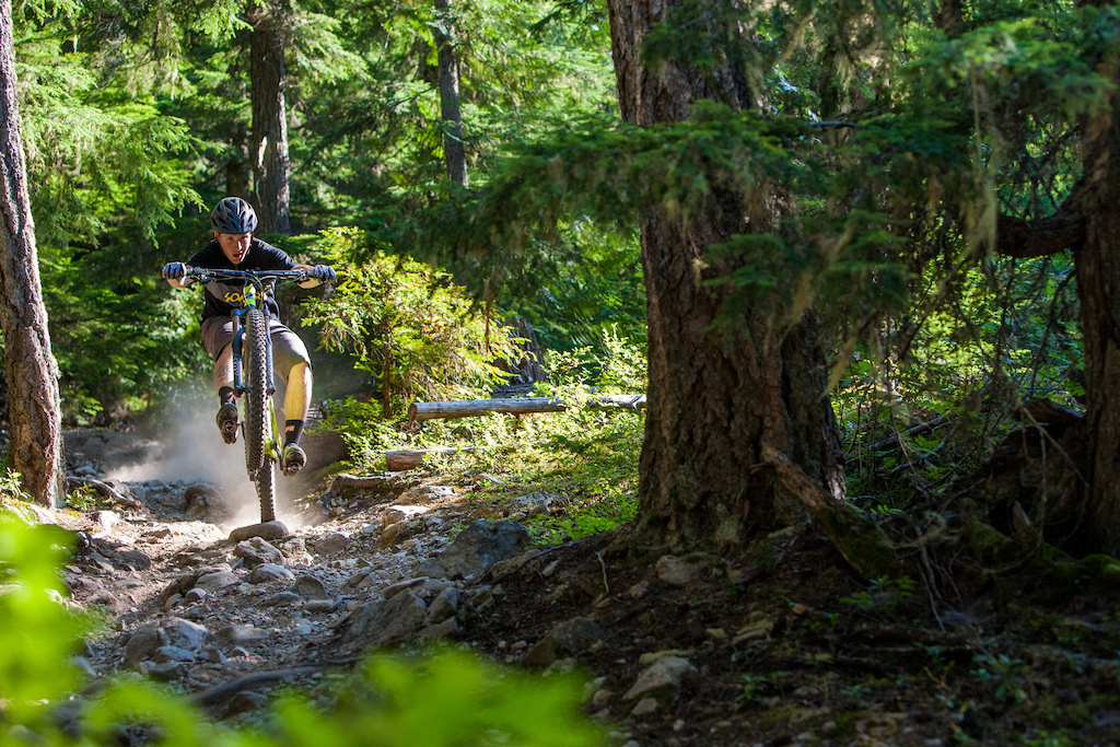 Mike Levy on the Knolly Endorphin. Photo by Amy Mcdermid