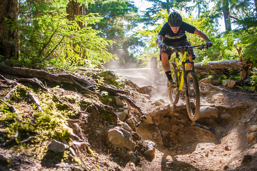 Mike Levy on the Knolly Endorphin. Photo by Amy Mcdermid