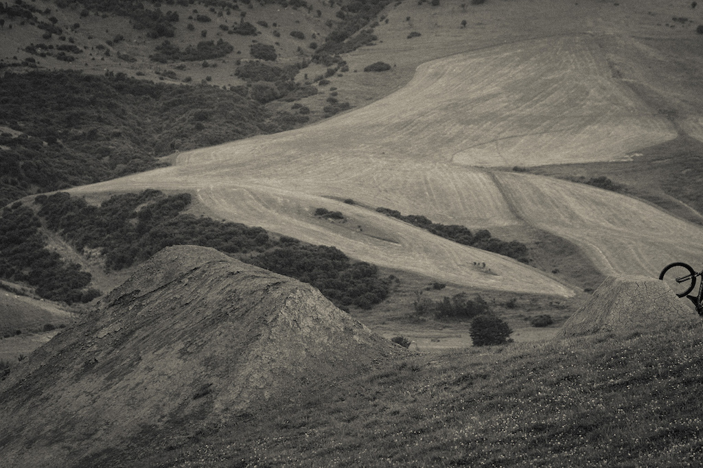Brandon Semenuk on the Frew Farm in Winton, New Zealand