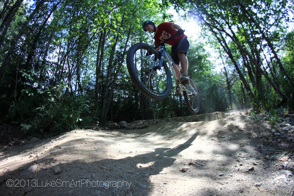 Little pump track jump in Whistler!