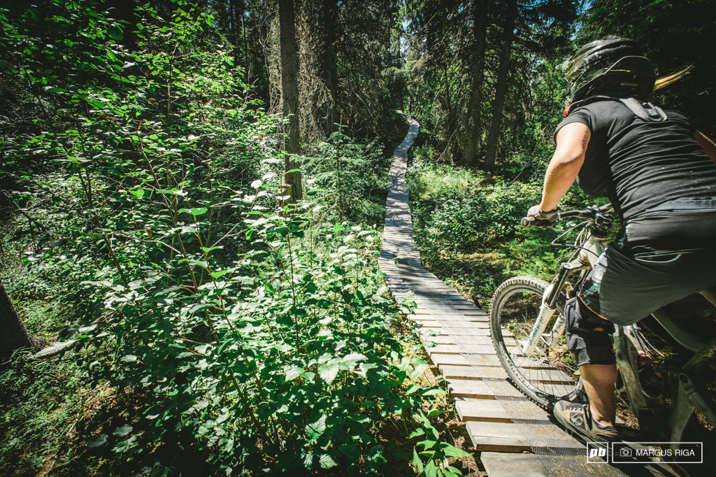 Burns Lake has a ladder bridge section of a length rivaling even the great Thirsty Beaver bridges of Cumberland.