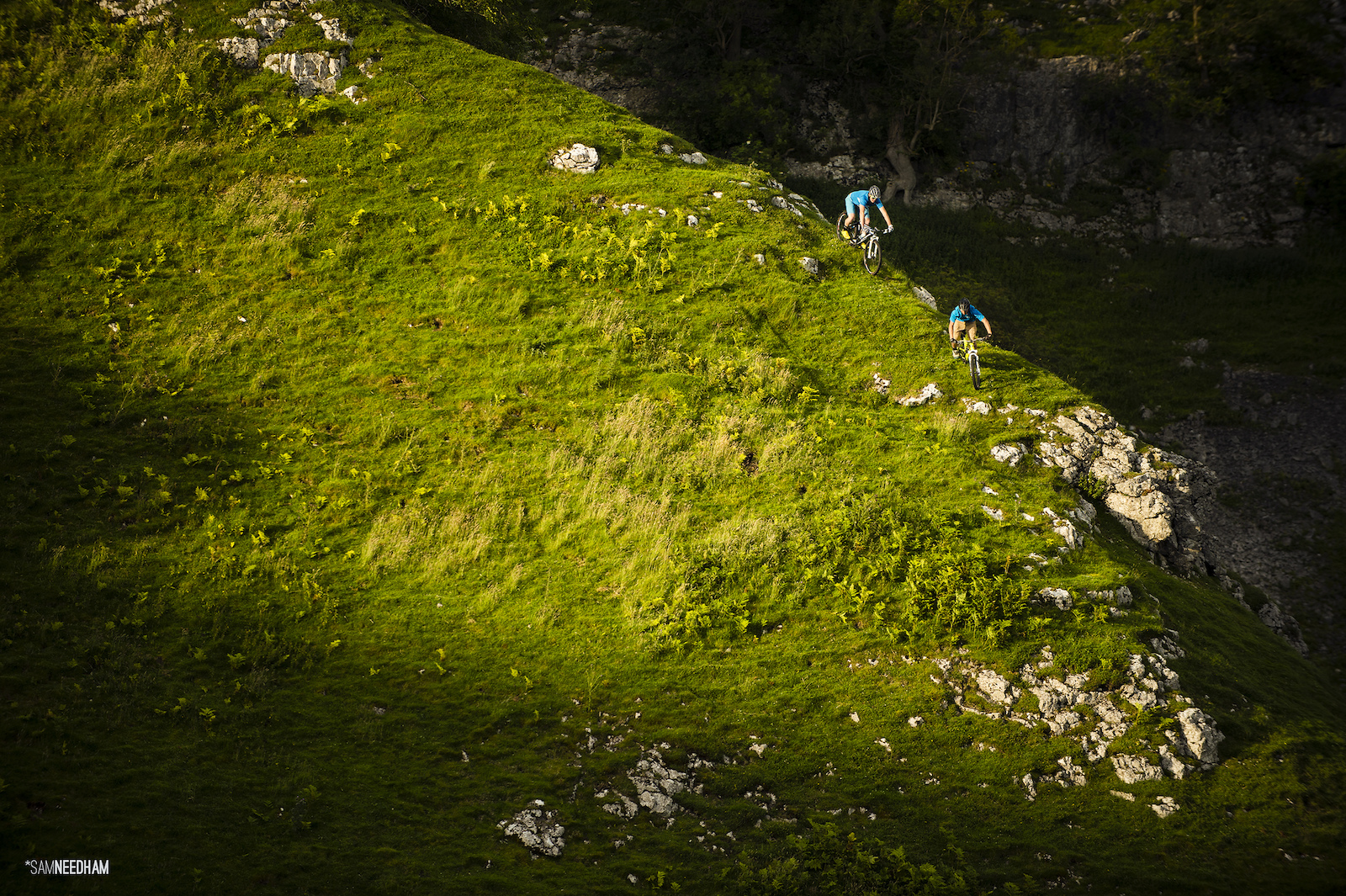 Despite the Yorkshire Dales being on my doorstep, I rarely spin my wheels over it's limestone scattered hillocks. Here, Jon and Sam, on a voyage of discovery. 

As seen on the cover of Singletrack 76.