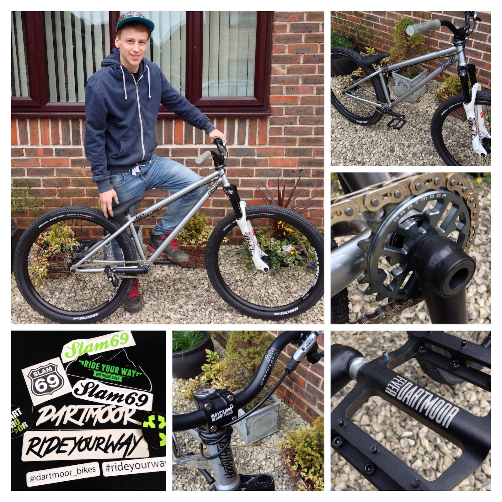 Stoked to be riding for Dartmoor bikes, X-fusion shox and Slam 69 for 2014!! Let the good times begin!