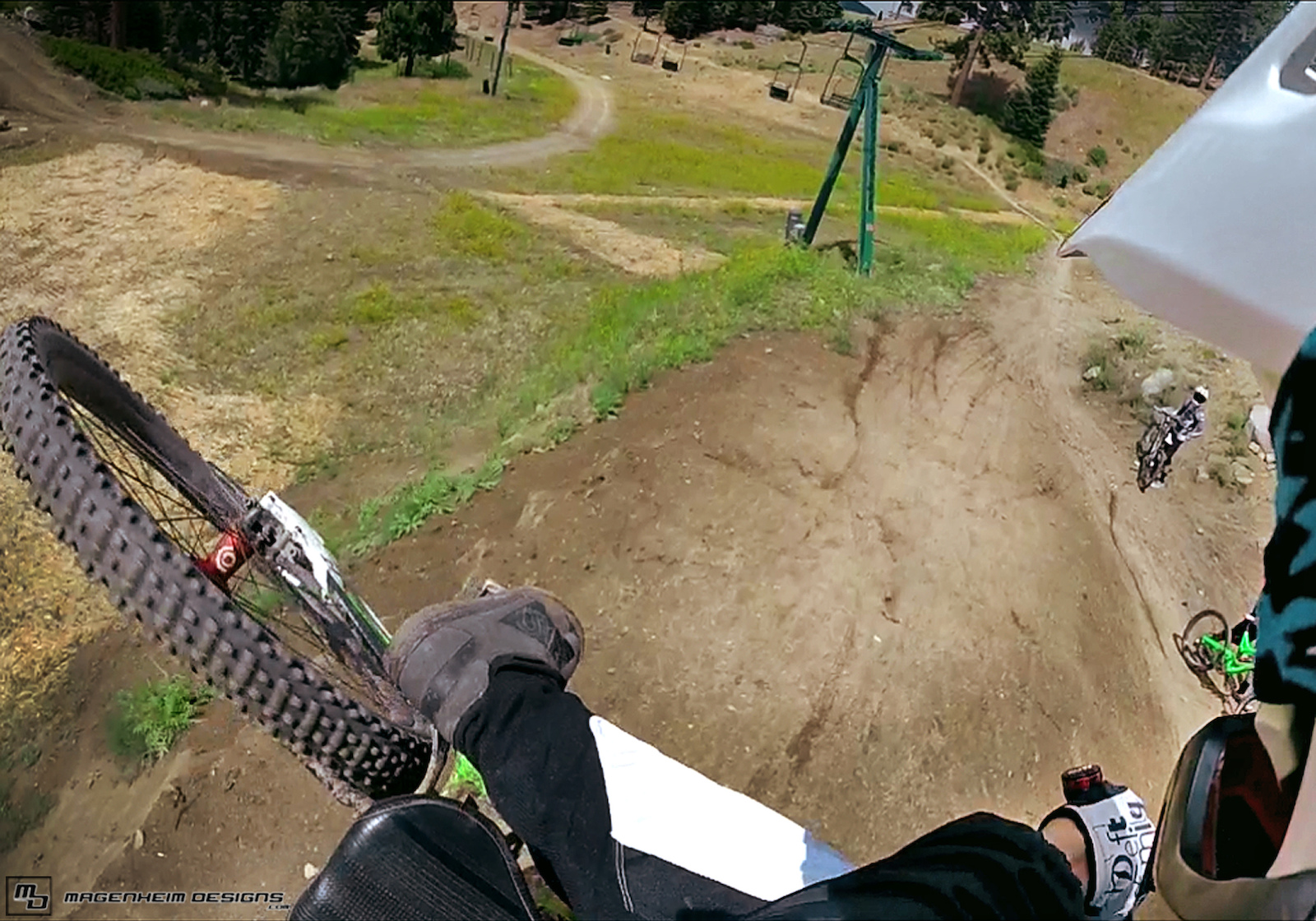 Sweet shot from my gopro this weekend at summit! Past 90!