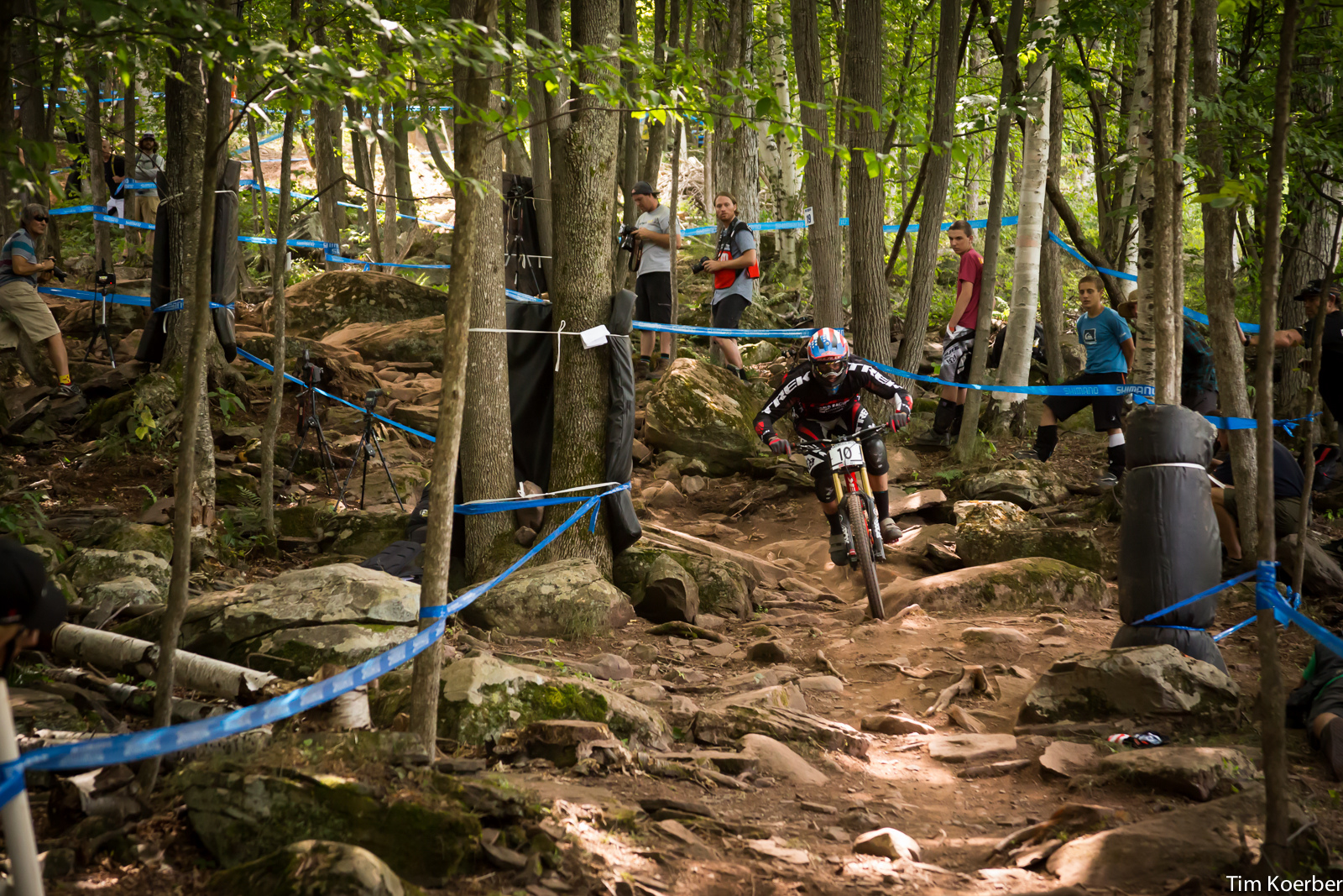 Neko on his way to a third place finish in seeding at round 6 of the UCI World Cup at WIndham.